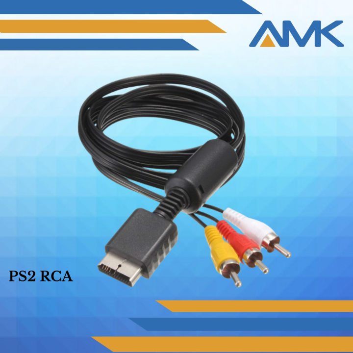 Cavo Video RCA 1,8m Per Console Retro: Per SNES, Game Cube, Nintend N64/64 - 2 Connettori Audio/Video
