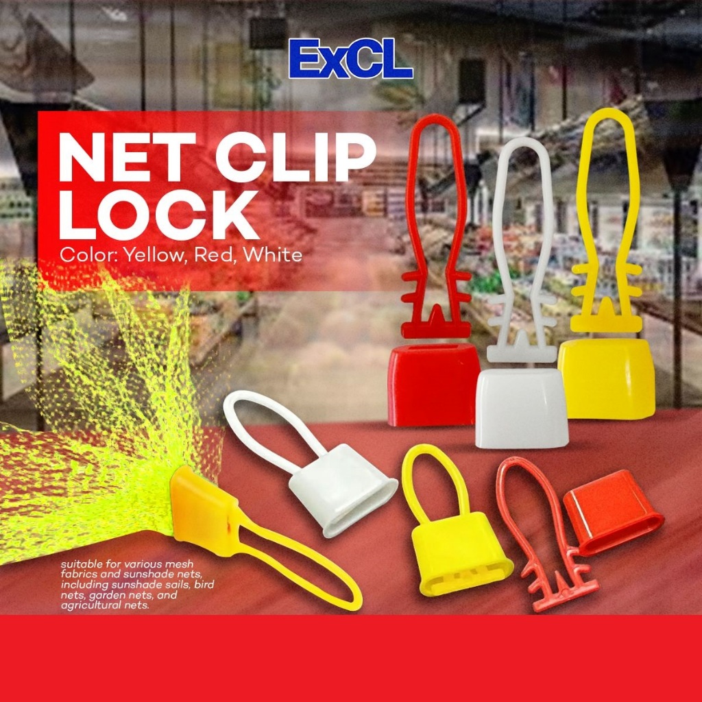 ExCL - Fruit/Vegetable Net Clip or Net Lock (1 Pack x 100pcs) | Shopee ...