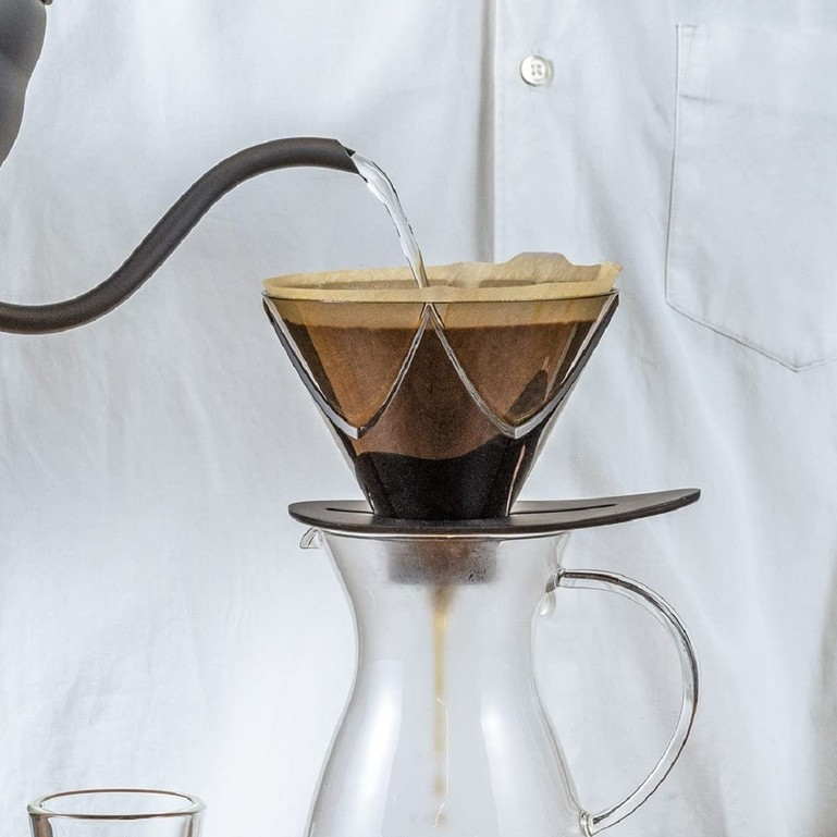 HARIO V60 One-Cup Dripper MUGEN Coffee Dripper for 1-2 Cups Transparent ...
