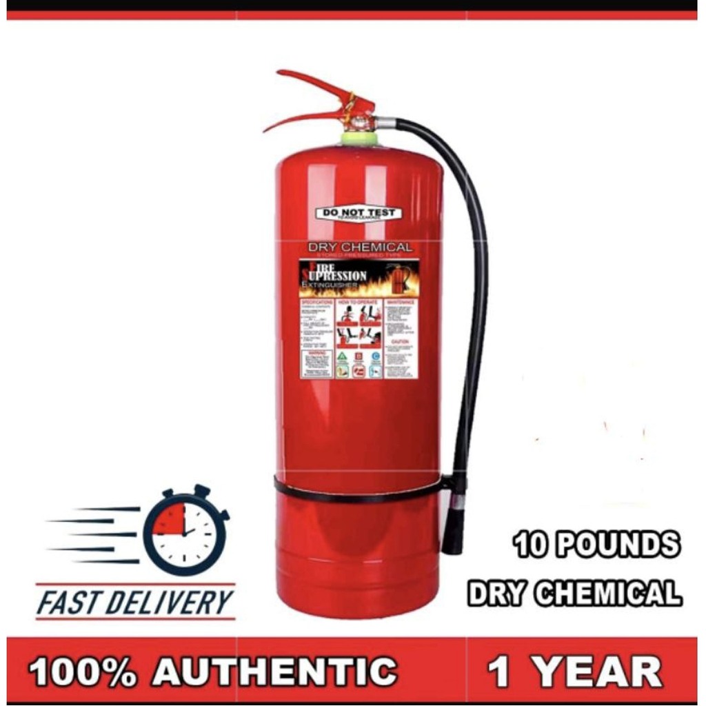 Fire Extinguisher - 10 lbs Dry Chemical Refillable | Shopee Philippines