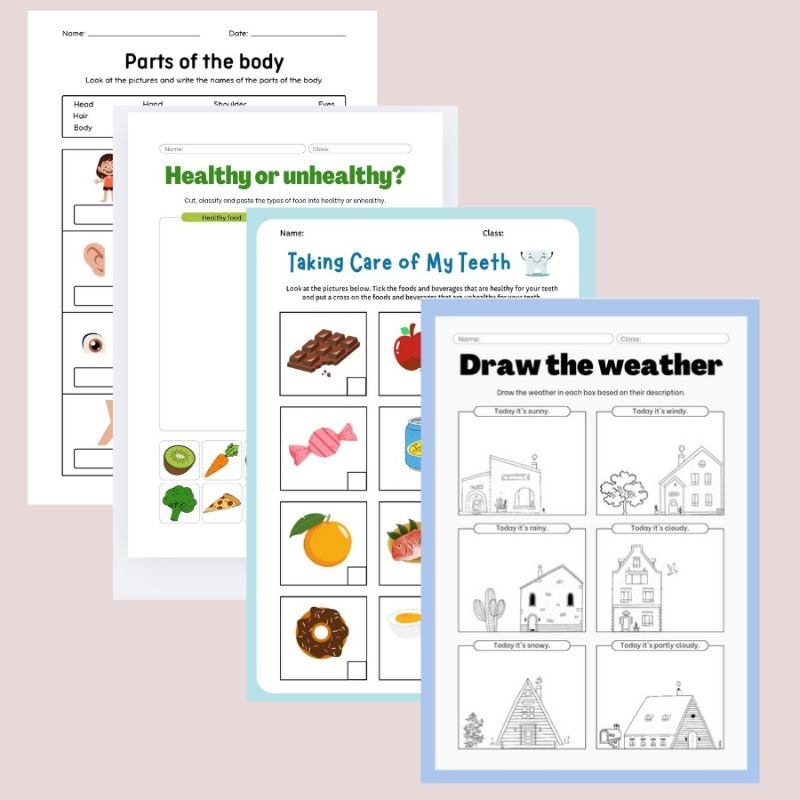 Kindergarten Math & Science Workpad/ Workbook | Shopee Philippines