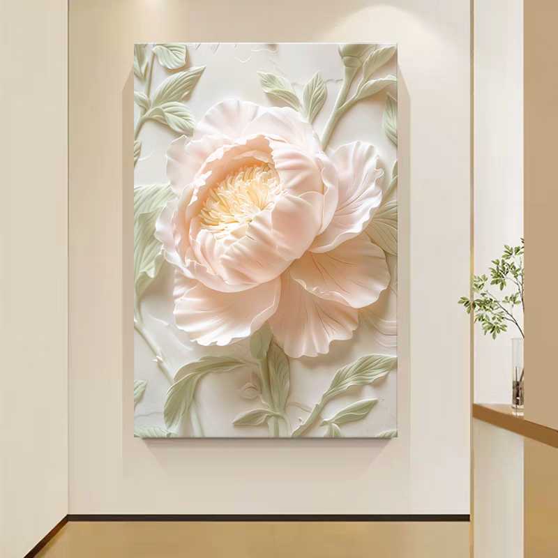 Peachy rose decorative wall hanging decor 37cmx26cm/ A4 | Shopee ...