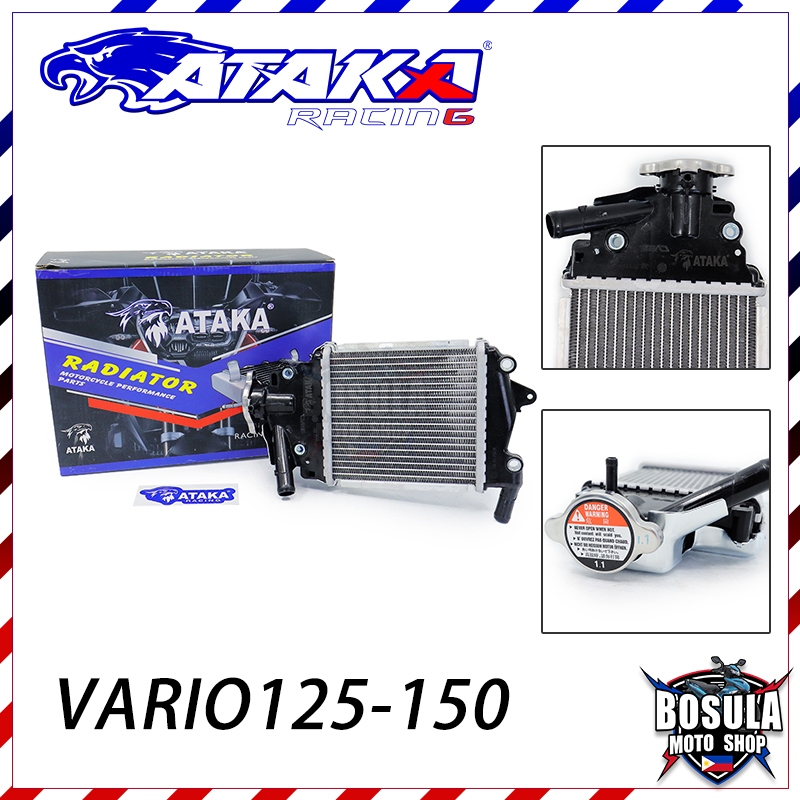 ATAKA Radiator Assy For Honda Click 125/150 VARIO 125/150 234ML ...