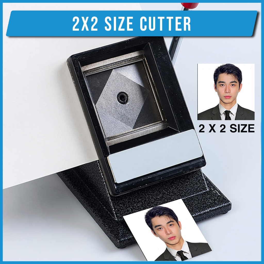 Officom Die Photo Cutter ID Cutter Heavy Duty 1x1 | 2x2 | Passport Size ...