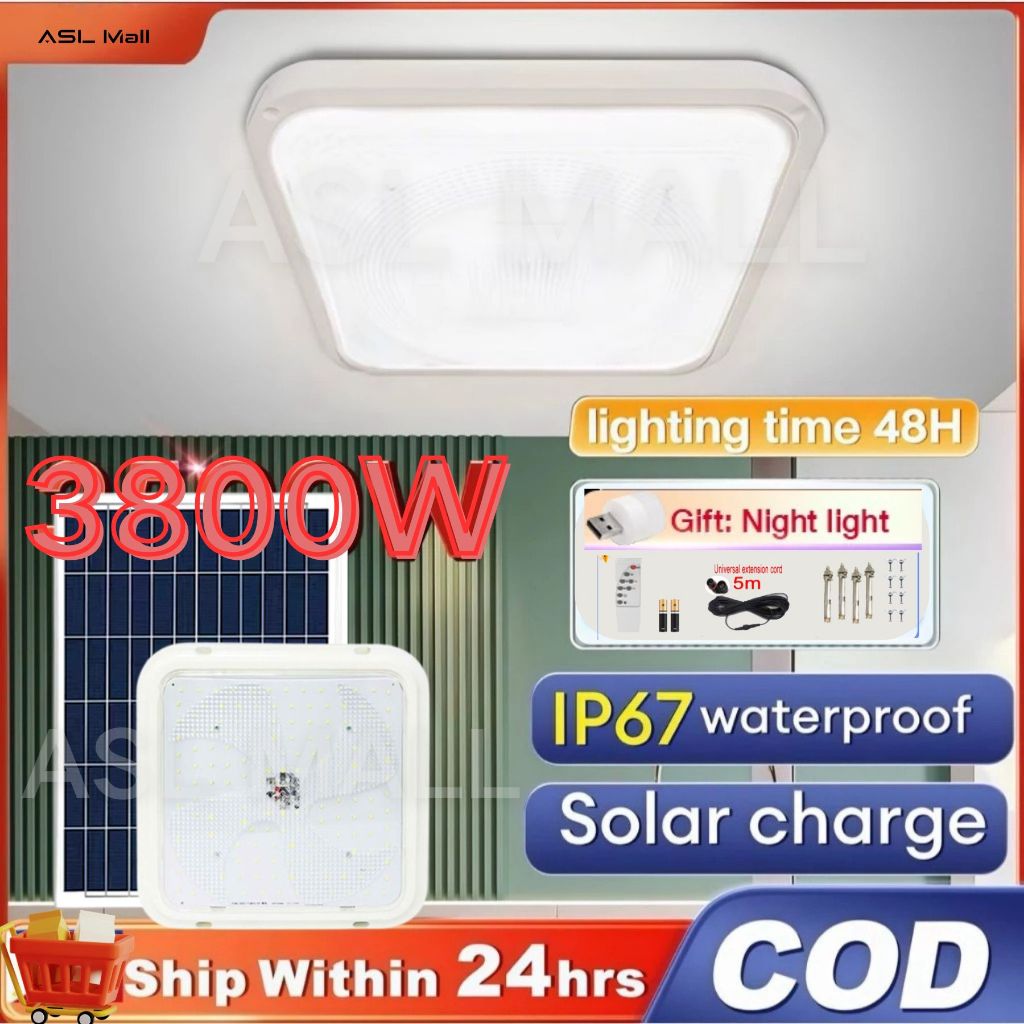 ASL Solar ceiling light solar light indoor light solar light outdoor ...