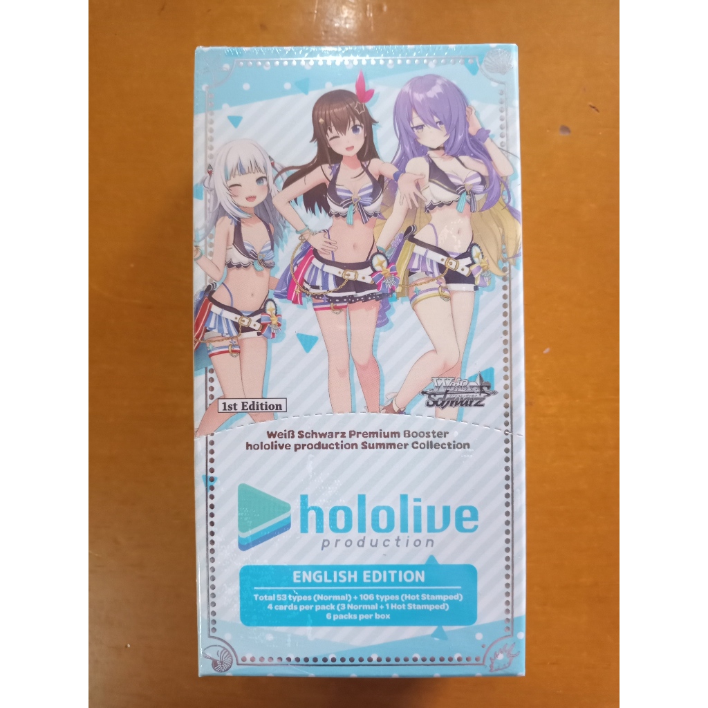 hololive production summer collection premium booster box Weiss Schwarz: Hololive Premium Booster Box