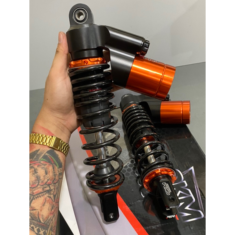 OKM RACING SHOCK REAR AEROX V1/V2 305MM | Shopee Philippines