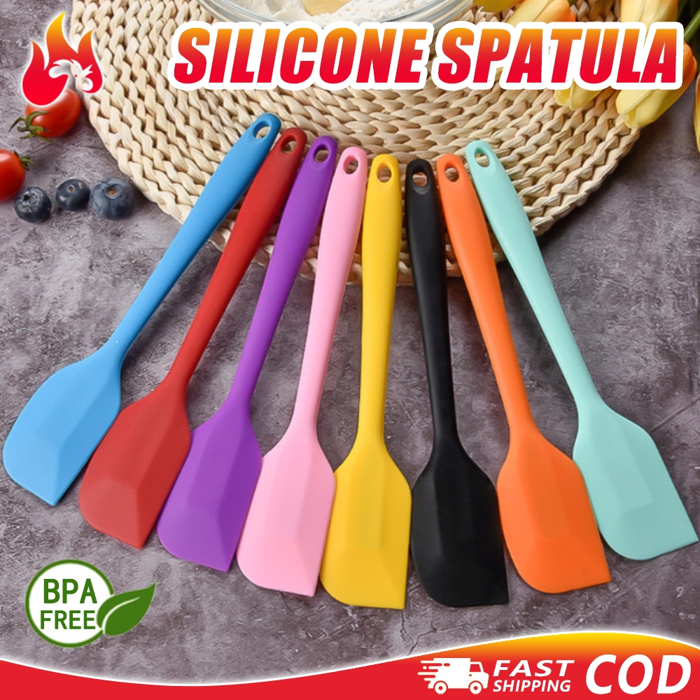 4 Pcs Silicone Spatula Scrapers | Food Grade Kitchen & 3D Printer Tools