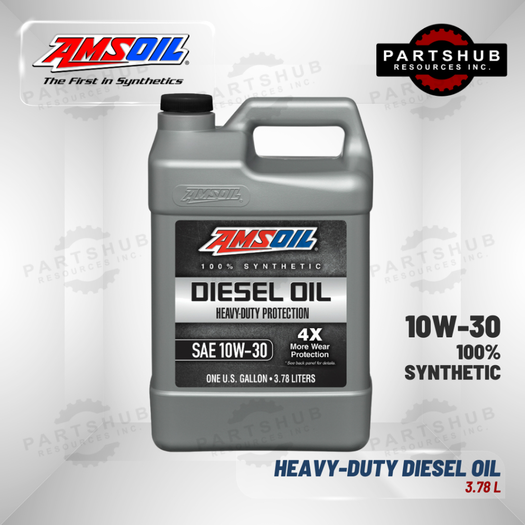 AMSOIL 10W-30 4X HEAVY-DUTY SYNTHETIC DIESEL OIL 3.78L | Shopee Philippines