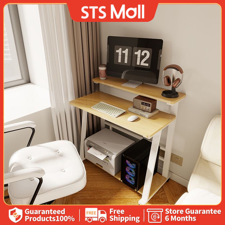 Household Portable Desktop Movable With Wheels/Computer Desk/Study Desk ...