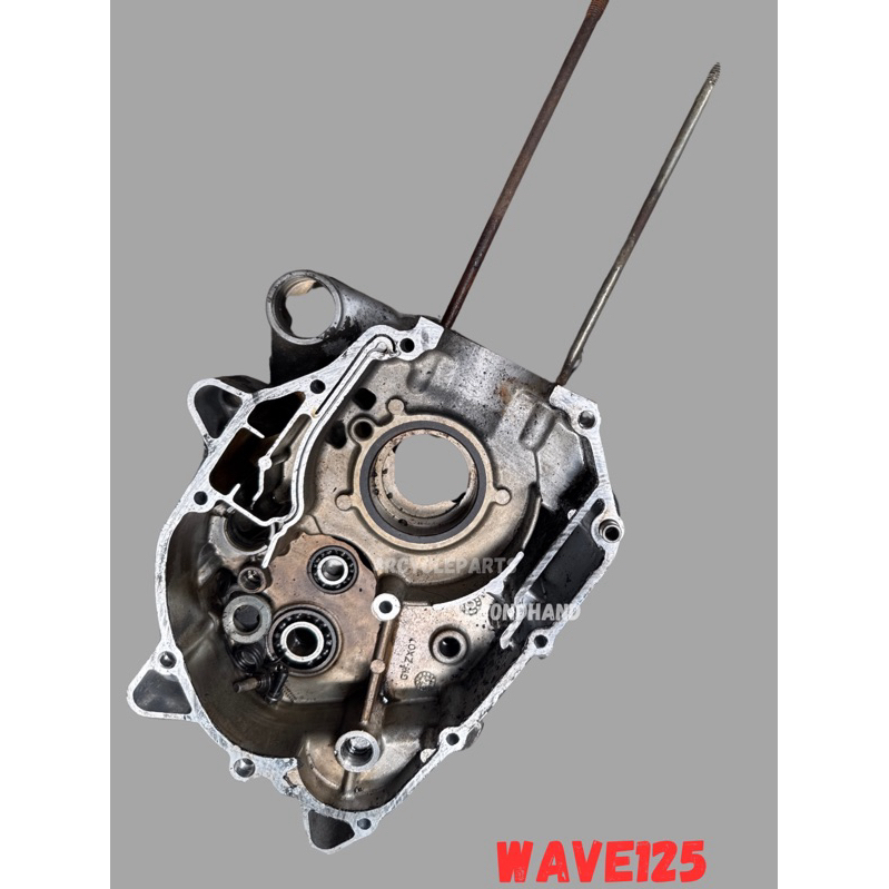 Wave125 Crankshell Left Secondhand Genuine | Shopee Philippines