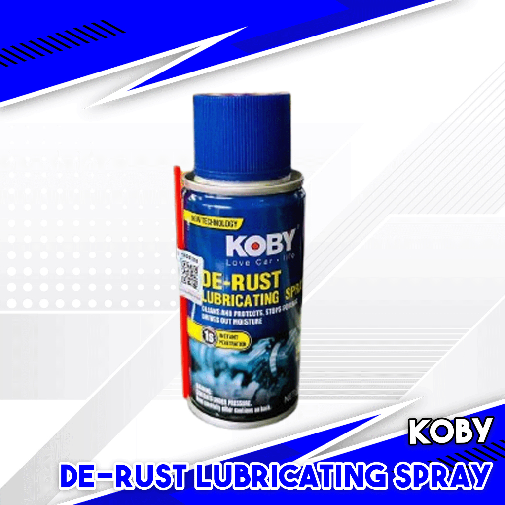 ORIGINAL KOBY DE-RUST LUBRICATING SPRAY 100ML/200ML/450ML | Shopee ...