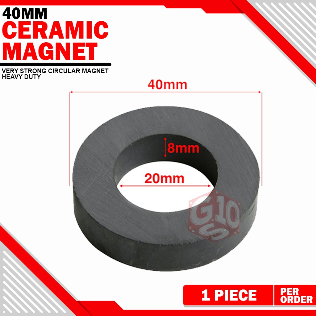 GS10 40MM Round Ceramic Strong Magnet Very Strong Circular Magnet ...