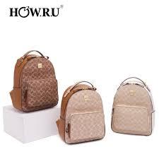 HRU BAG Leather and Canvas | Shopee Philippines