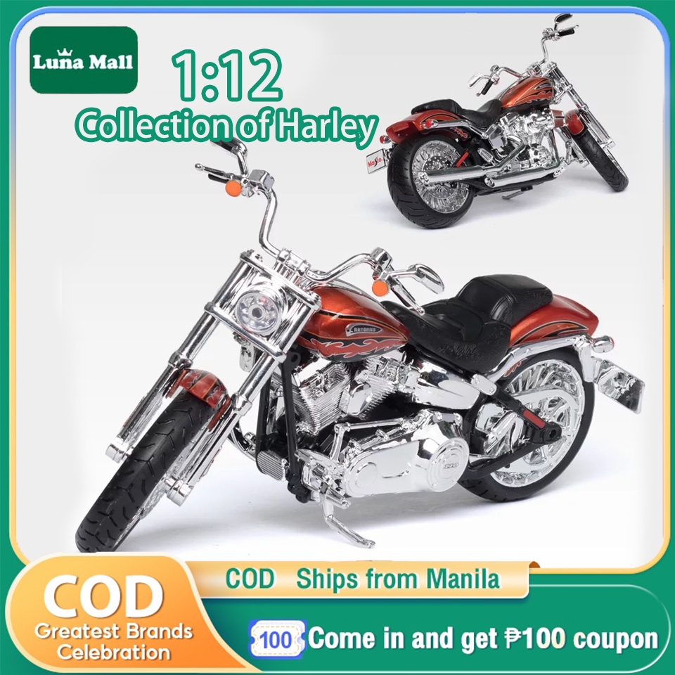 Kids Toys 1: 12 Collection Of Harley Motorcycle Model Toy Motorcycle ...