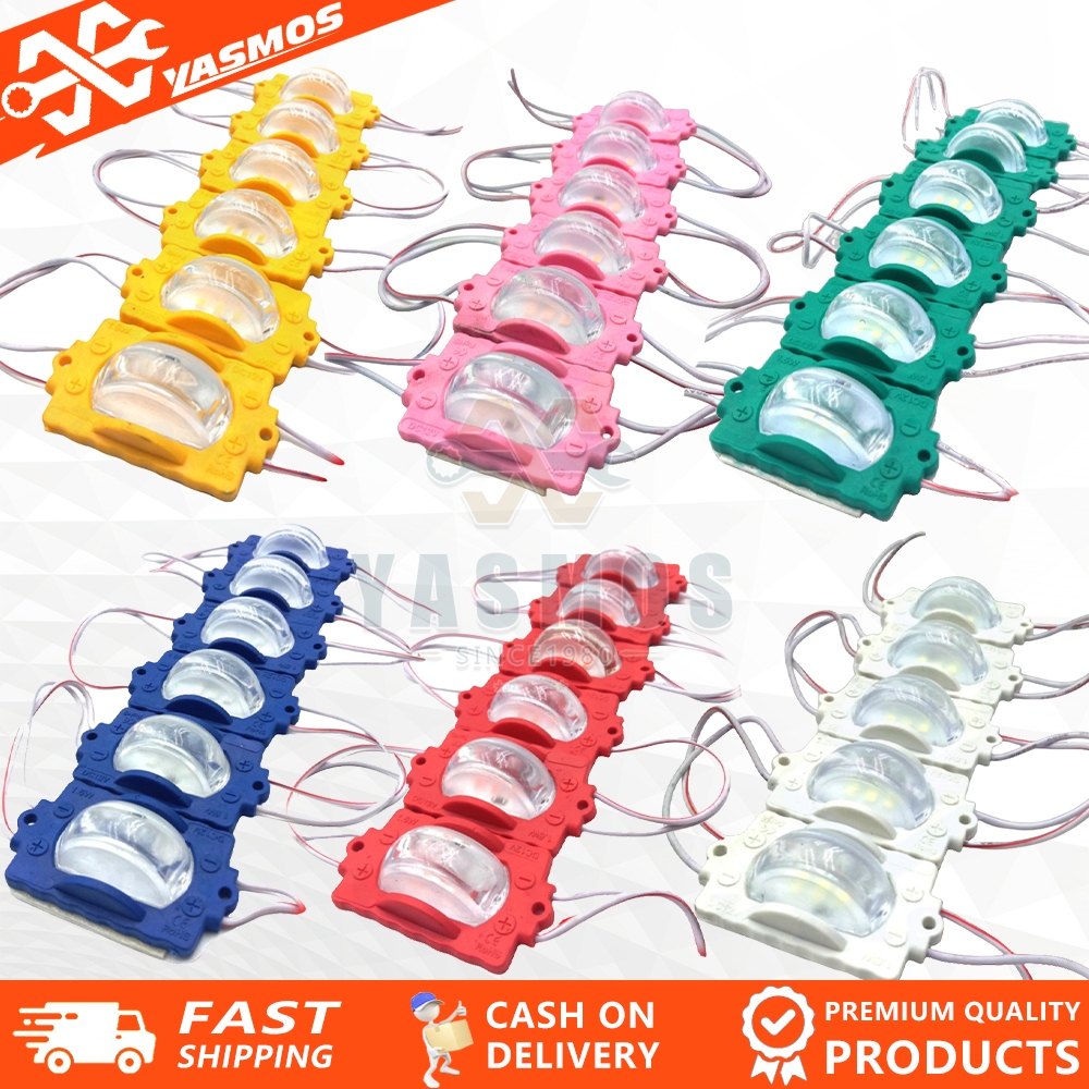 1PC Car Motorcycle Universal Module 1LED Round Light 12V DC Waterproof ...