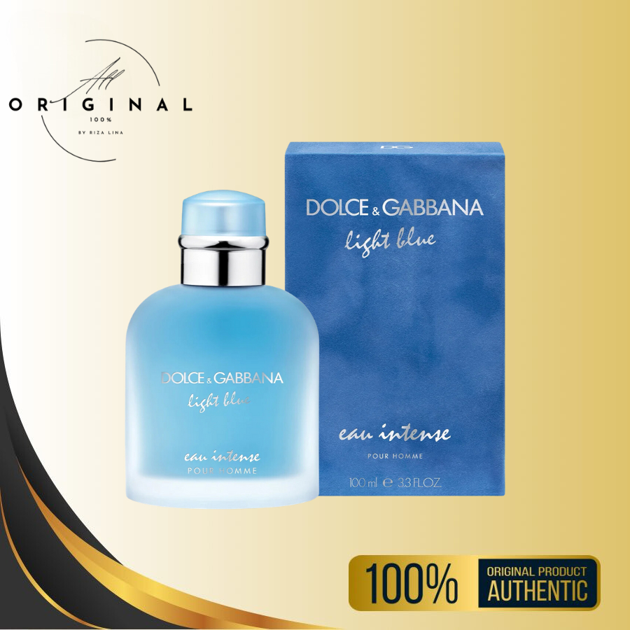 DOLCE & GABBANA LIGHT BLUE INTENSE EDP 100ML | Shopee Philippines