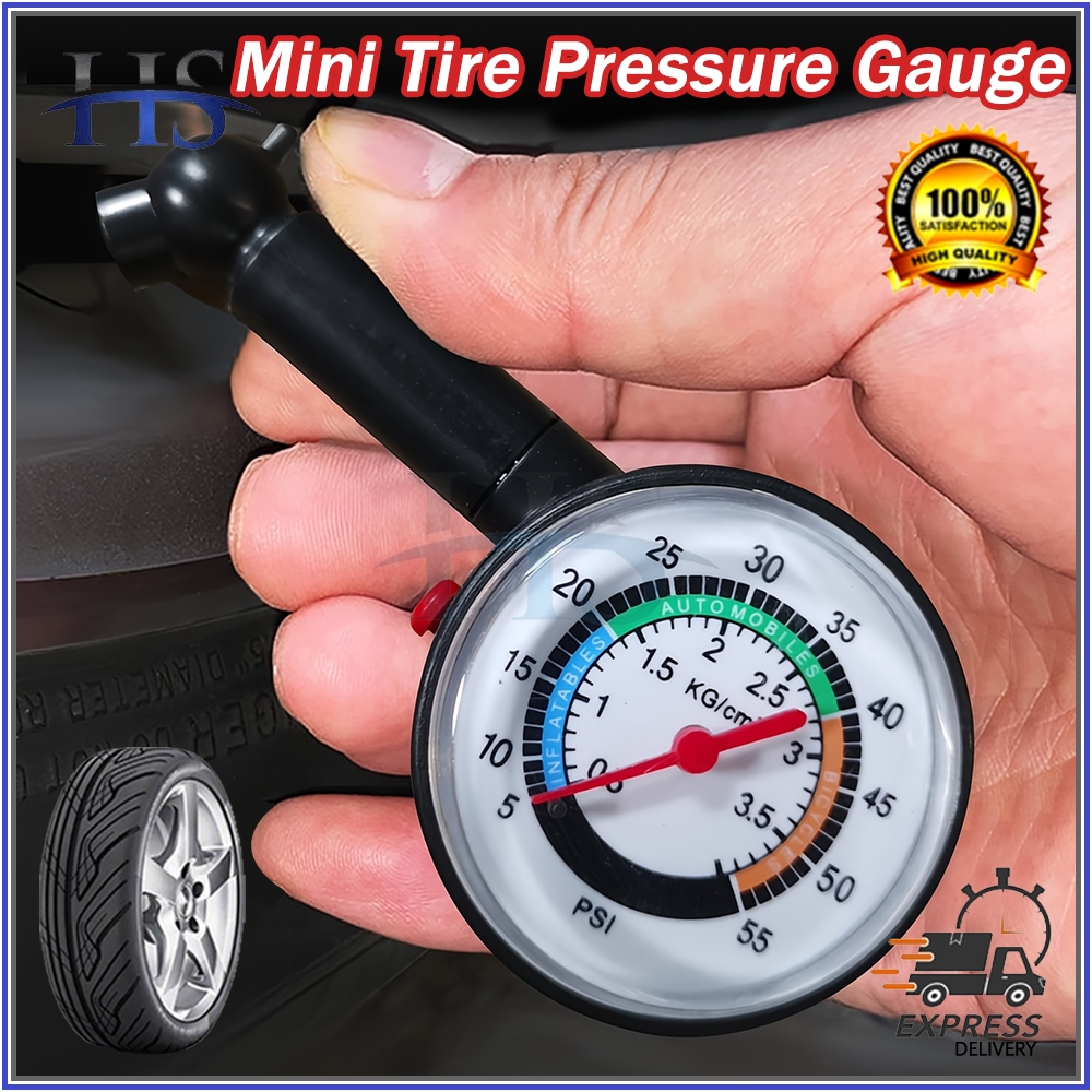 1pc Auto Motor Car Bike Motorcycle Tyre Tire Air Pressure Gauge Dial ...