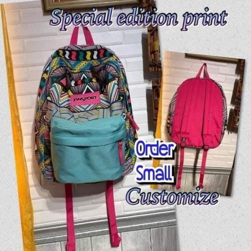 JS Superbreak Backpack in Limited Edition Print | Shopee Philippines