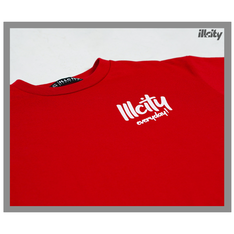 ILLCity QuickStrike Red | Basic Collection | Urban Clothing | Shopee ...