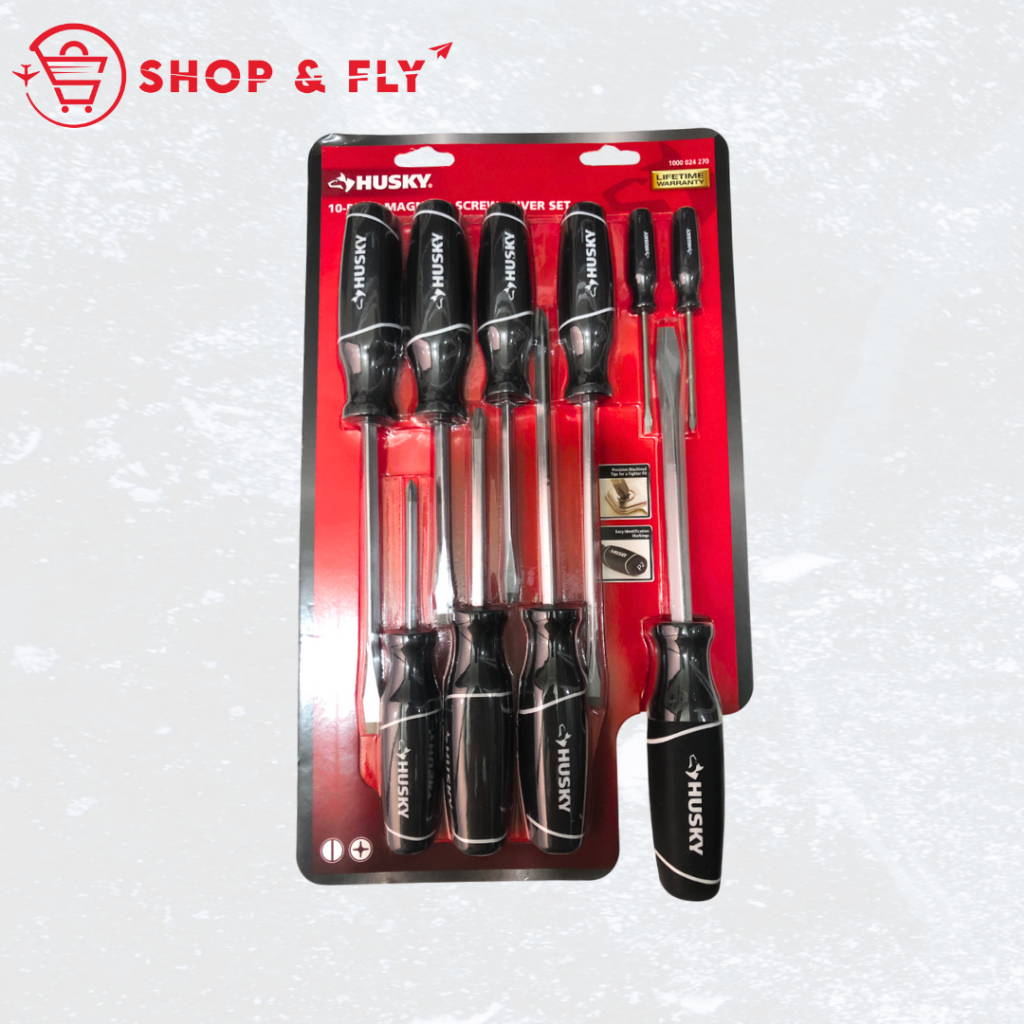 10 PCS HUSKY MAGNETIC SCREWDRIVER SET | Shopee Philippines