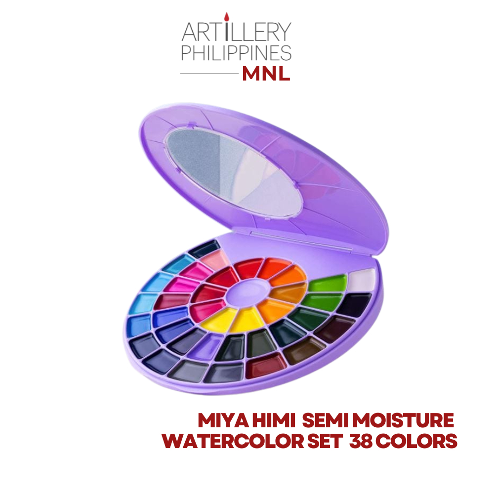 Miya Himi Semi-Moisture Watercolor Set Vibrant Colors Beginner-Friendly ...