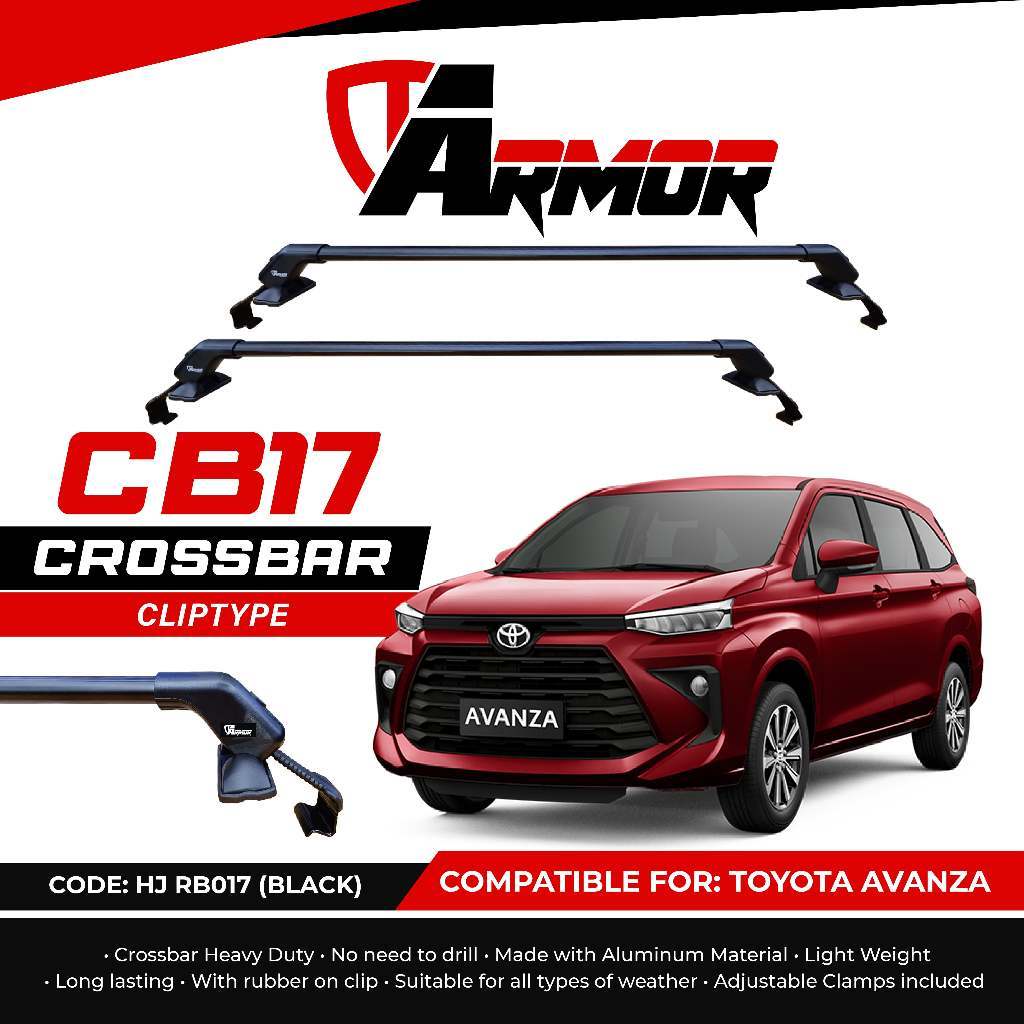 ARMOR CROSSBAR GUTTERLESS /CLIP TYPE FOR MITSUBISHI STRADA 2020 ...