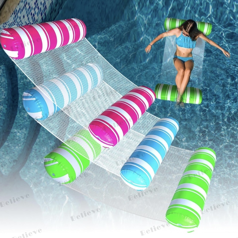 floating water hammock inflatable air bed for swimming boat swim vest ...