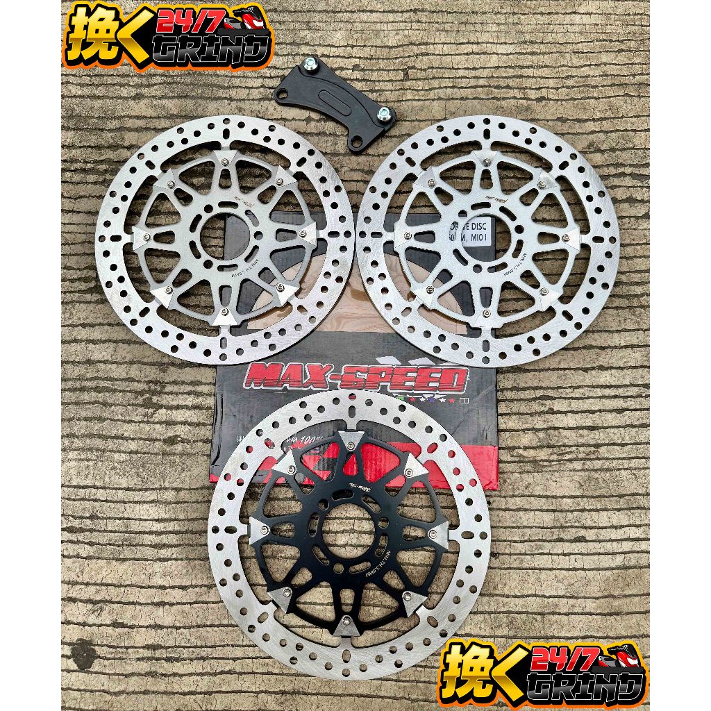 Max Speed 260mm T-DRIVE Lighten Disc With Bracket For MIOi125 /MIOGEAR ...
