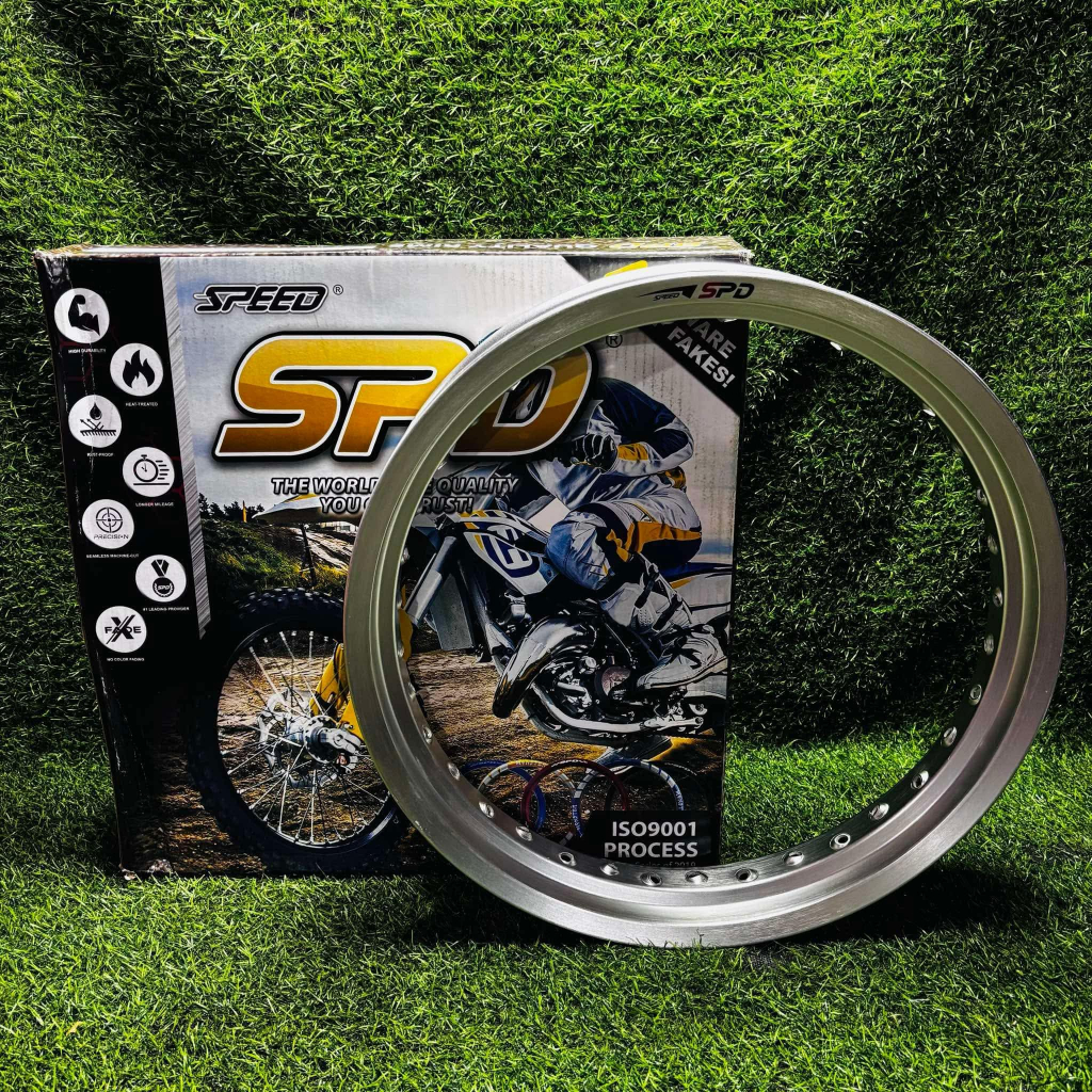 SPD ALLOY RIM 2.50X17/2.15x17/300.17 SILVER/BLACK ORIGINAL*** | Shopee ...