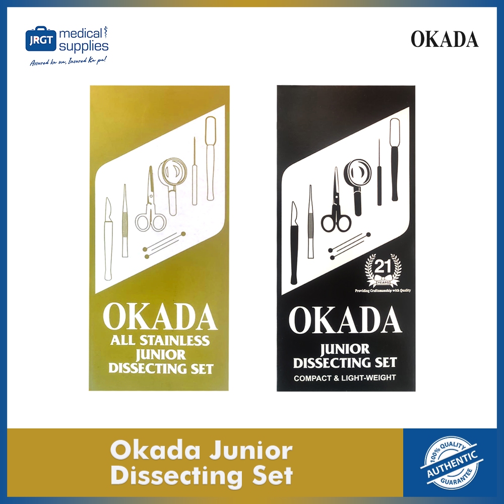 Okada Dissecting Kit - 7-Piece Set for Anatomy Studies & Surgical ...