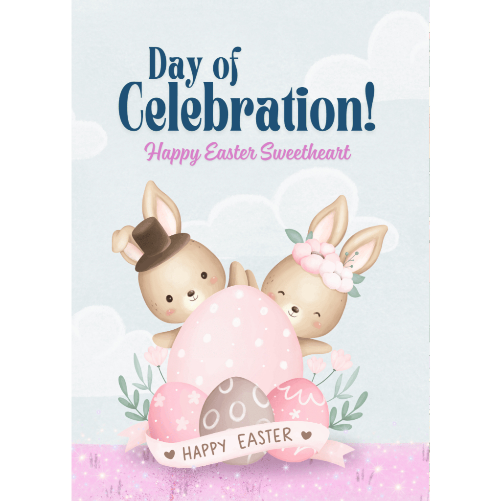 FiBei Greetings Easter Day of Celebration Poetry Card | Shopee Philippines