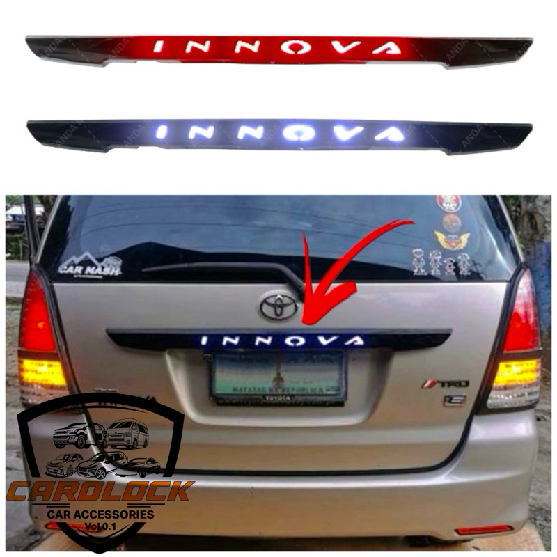 Toyota Innova 2012 - 2013 Trunk Lid with Light | Shopee Philippines
