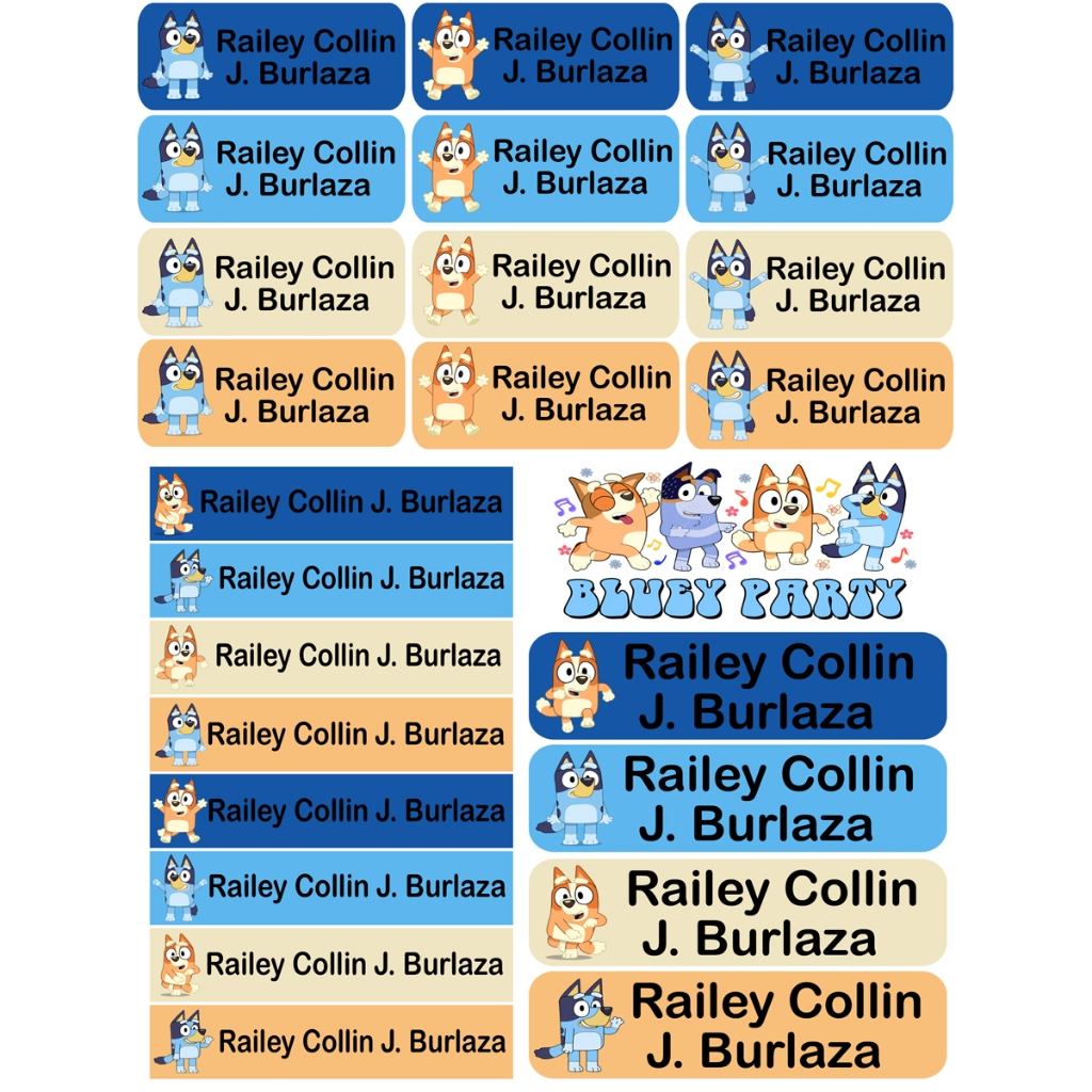 Personalized NAME Sticker Label for Kids and Adult (Waterproof ...