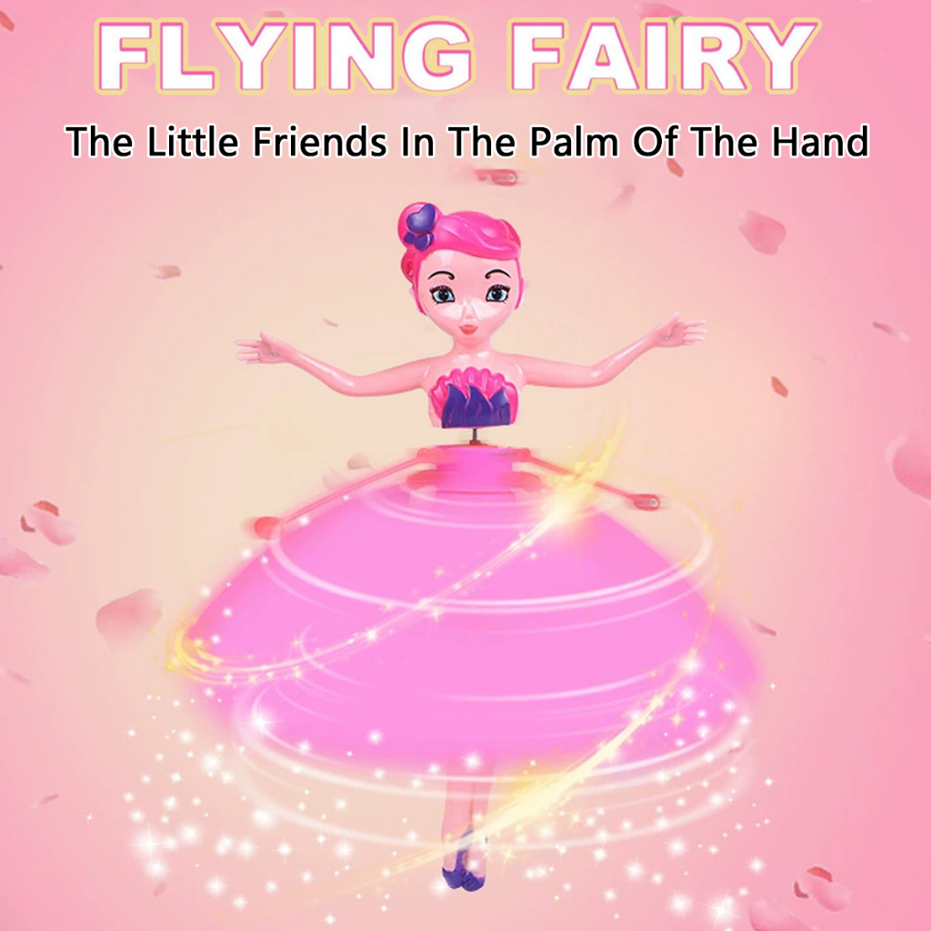Flying Fairy Doll Magical Wing Infrared Induction Control Flying ...