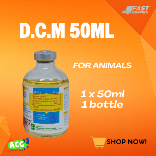 BELMAN DCM 100ml 50ml 500ml for animals Injectable (Dextrose, Calcium ...