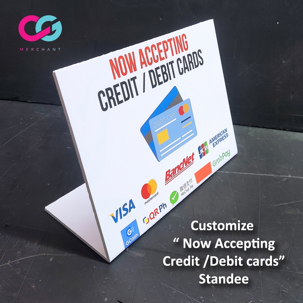 TABLE TOP SIGN/SINTRABOARD / PAYMENT SIGN | CG MERCHANT | Shopee ...