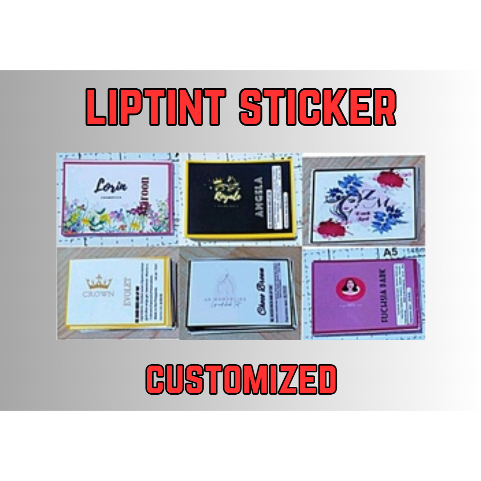 Customized Lip and Cheek Tint Sticker | Shopee Philippines