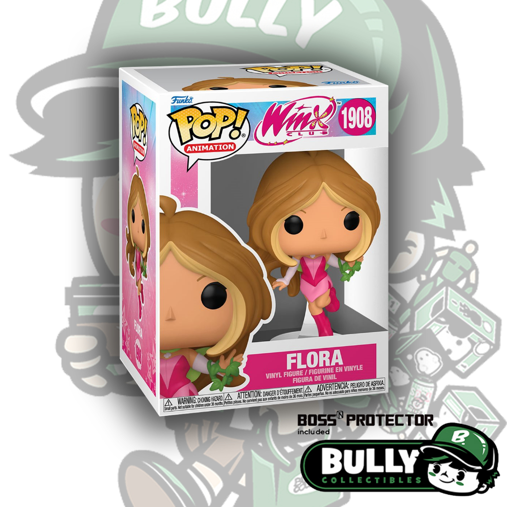 Funko POP! Animation: Winx Club - Flora 1908 With Boss Protector ...