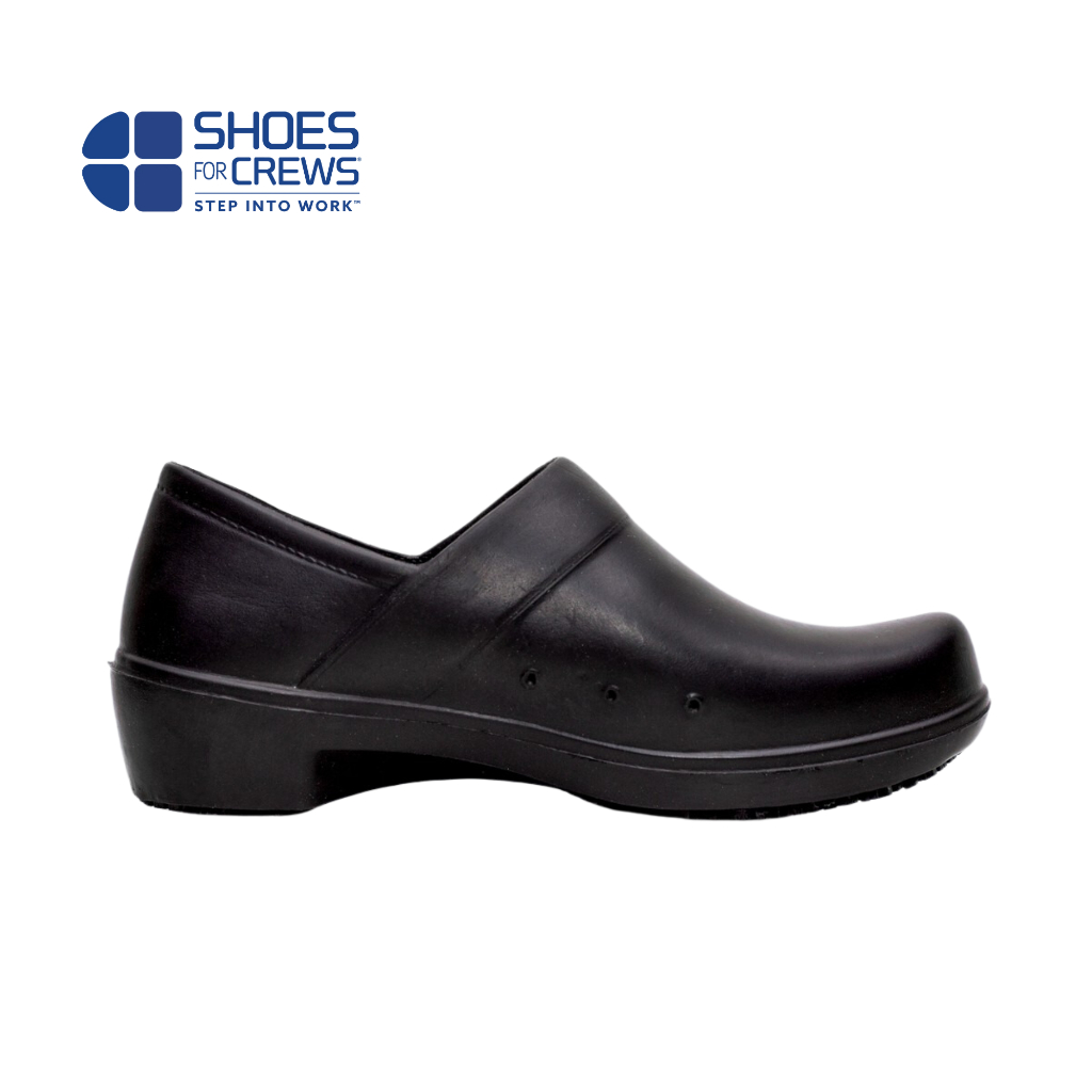 Shoes for Crews Luna Black Women's Chef Non Slip Oil Resistant