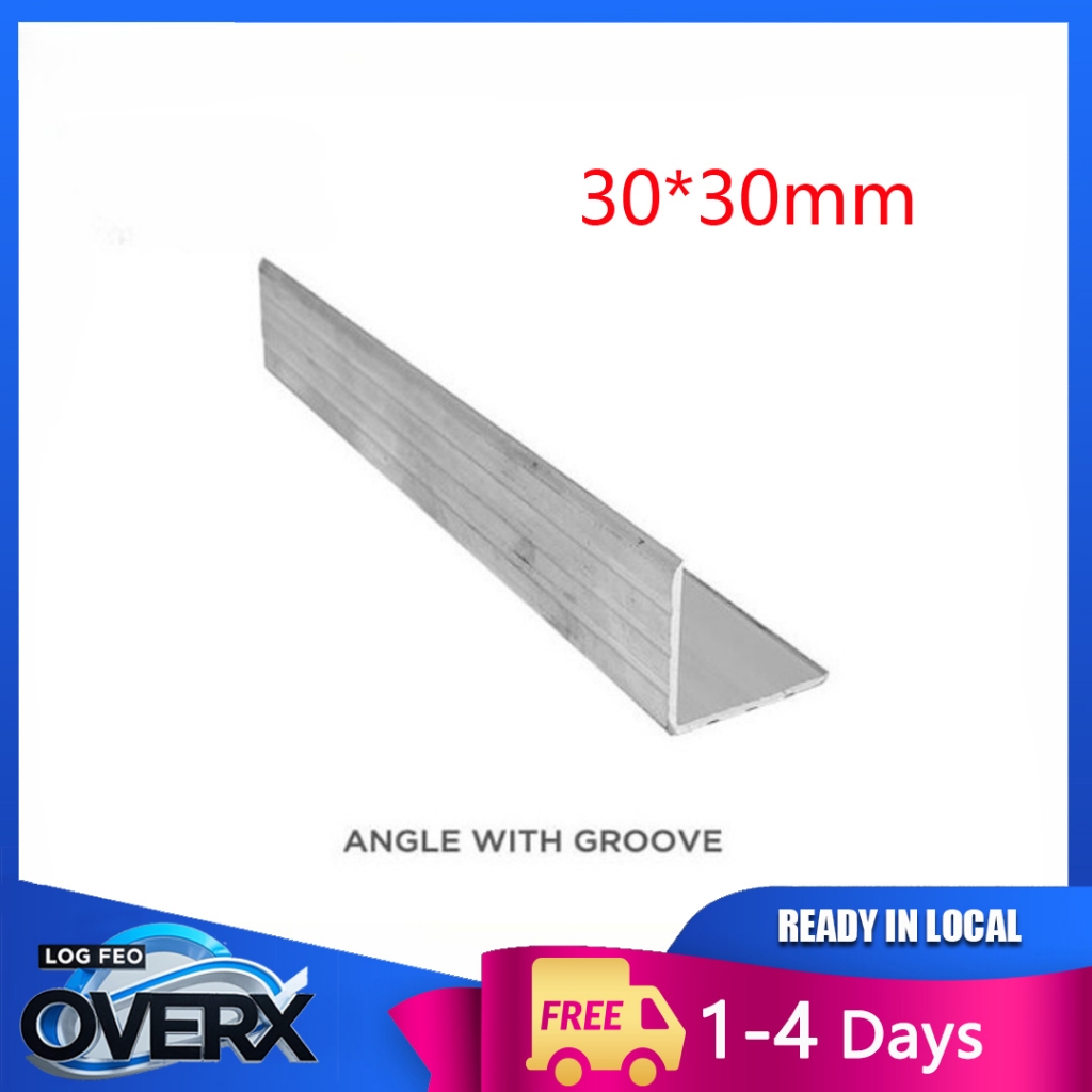 BuildIt Aluminum Angle Bar with Groove 40 inches (for tour/flight ...