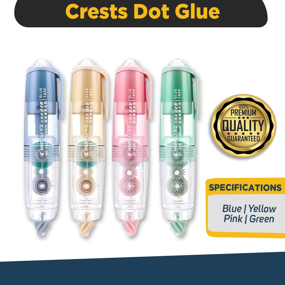 360 Rotating Tip Crests Dot Glue Tape | Shopee Philippines