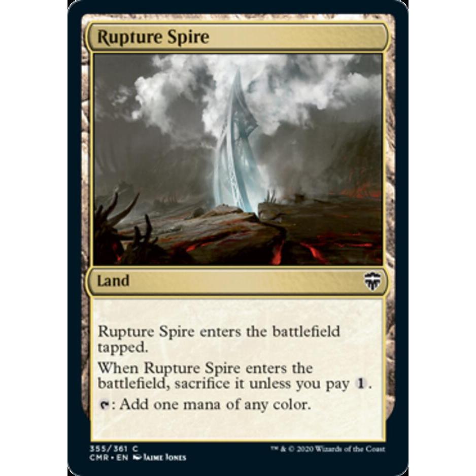 Rupture Spire (355) - Commander Legends (CMR) - LAND | Shopee Philippines