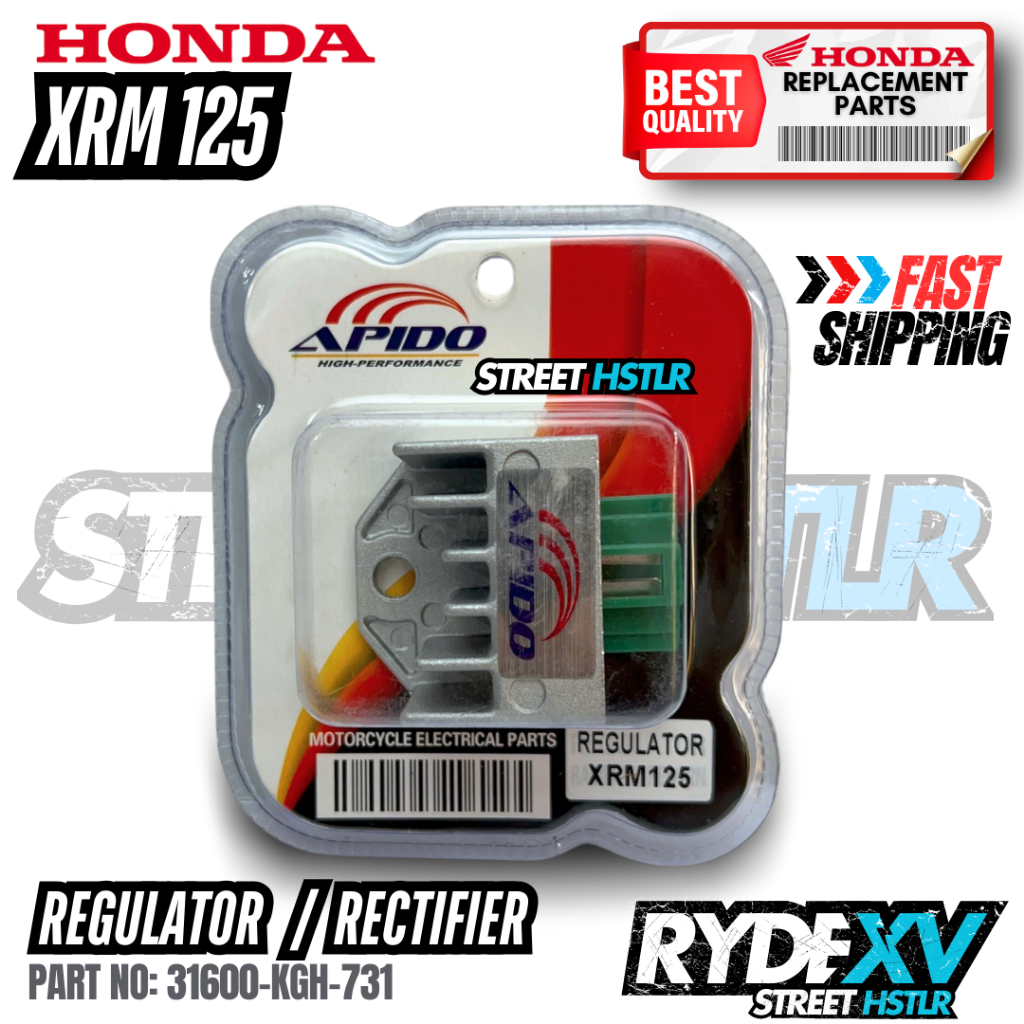 RECTIFIER / REGULATOR Honda XRM 125 (31600-KGH-731) | Shopee Philippines