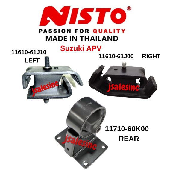 Suzuki APV 2004-2015 Engine Support / Engine Mounting NISTO Brand ...