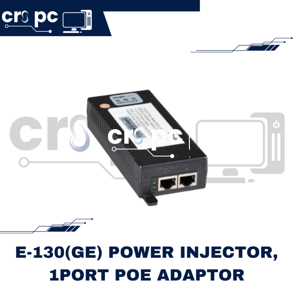 E-130(GE) POWER INJECTOR, 1PORT POE ADAPTOR | Shopee Philippines