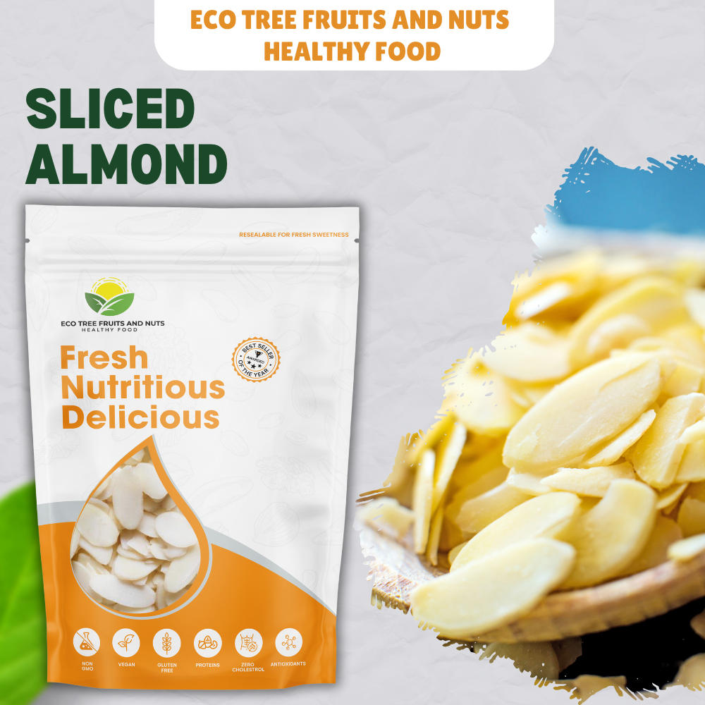 Sliced Almonds – Perfect for Snacking, Baking & Topping, 250g - 500g ...
