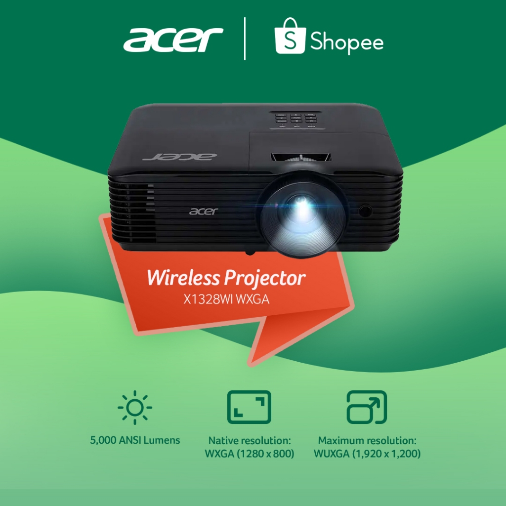 Acer Wireless Projector X1328Wi WXGA 1280 x 800 5,000 ANSI Acer Wireless Projector X1328Wi WXGA 1280 x 800 5,000 ANSI