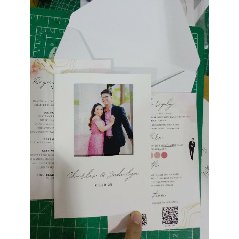 Personalized / Customized Flatflip Invitation Cards with Envelope (for ...
