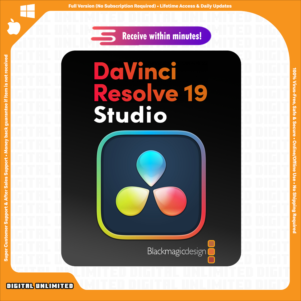 [Lifetime] DaVinci Resolve Studio v19.1.3 Latest for Windows and Mac OS ...